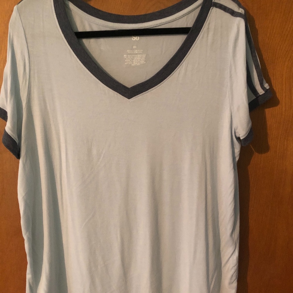 Light blue t shirt
